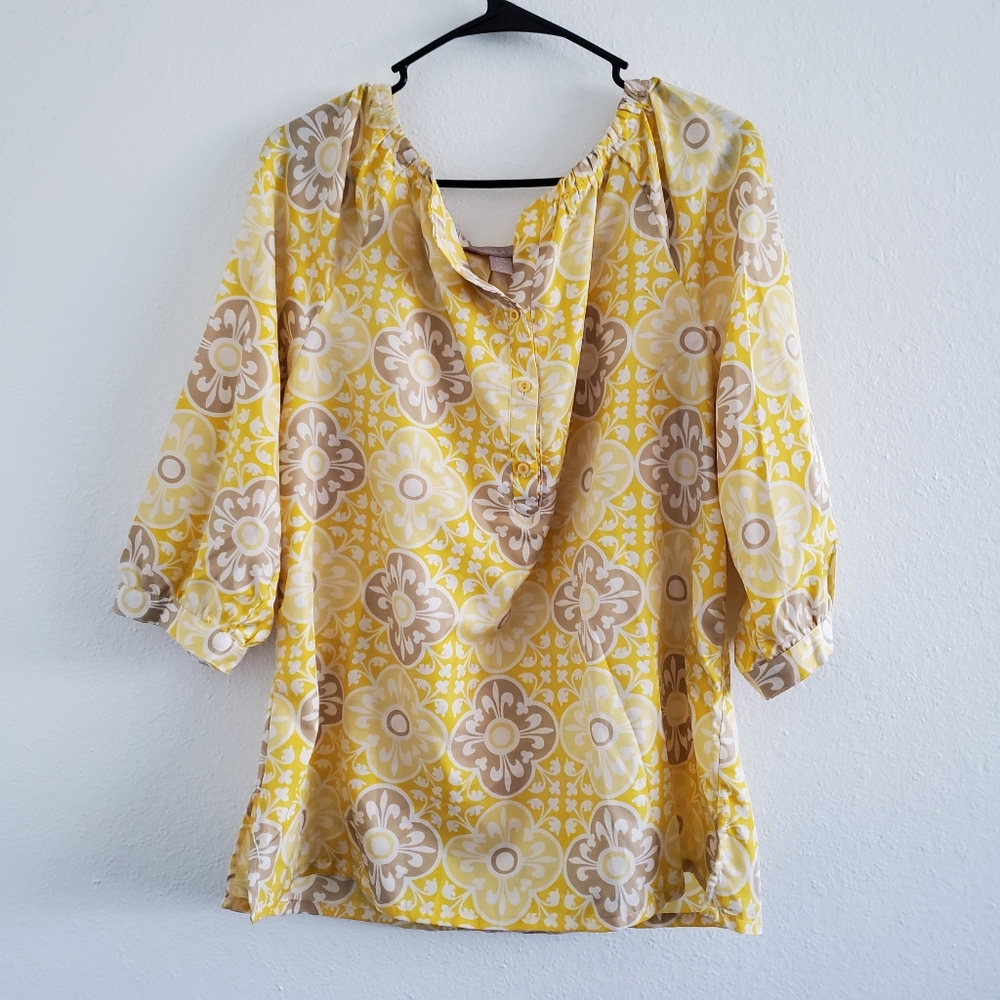 White Stag Yellow Blouse
